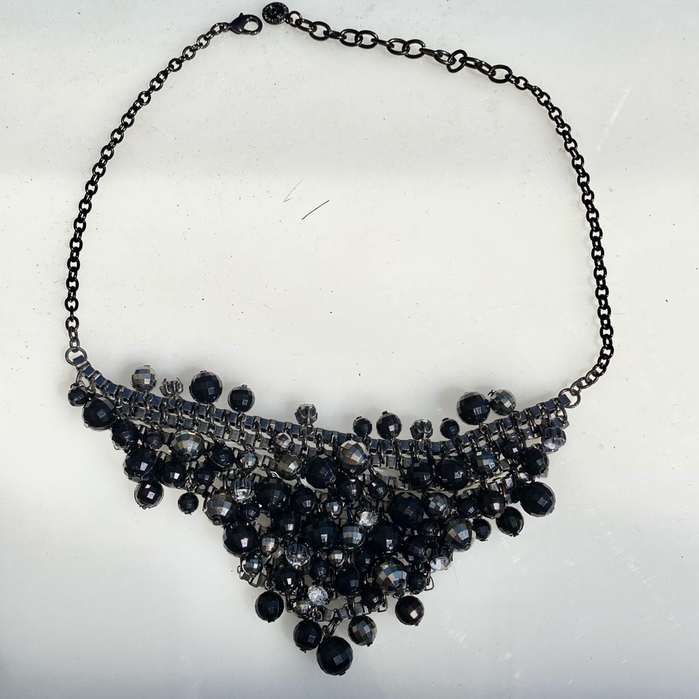 Rjg Graziano Beaded Bib Necklace